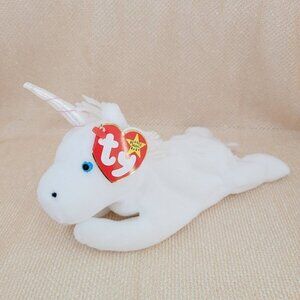 Ty Beanie Baby MYSTIC UNICORN Metallic 5th Gen 1993 PVC Pellets TRUSTED SELLER